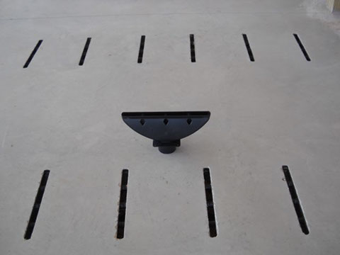 Techmark's In Floor Air Cup ventilation system